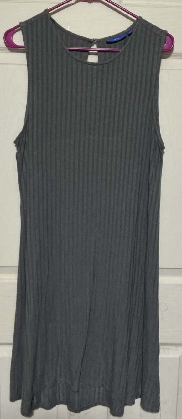 Apt. 9 Ribbed Tank Dress Gray